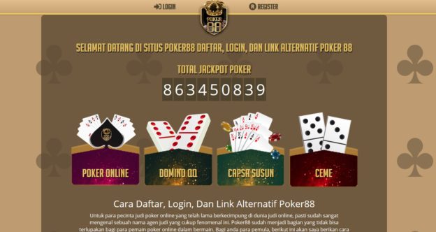 Daftar Poker 88 Judi Poker Online IDN Poker Terpercaya
